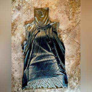 Jean Paul Gaultier fitted sleeveless turtleneck